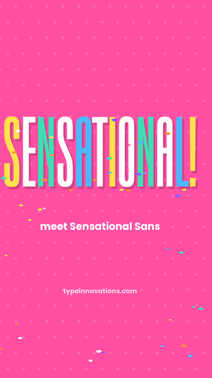 Sensational Sans video still